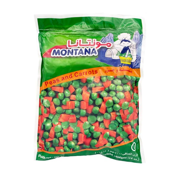 Montana Frozen Peas and Carrots 400gr