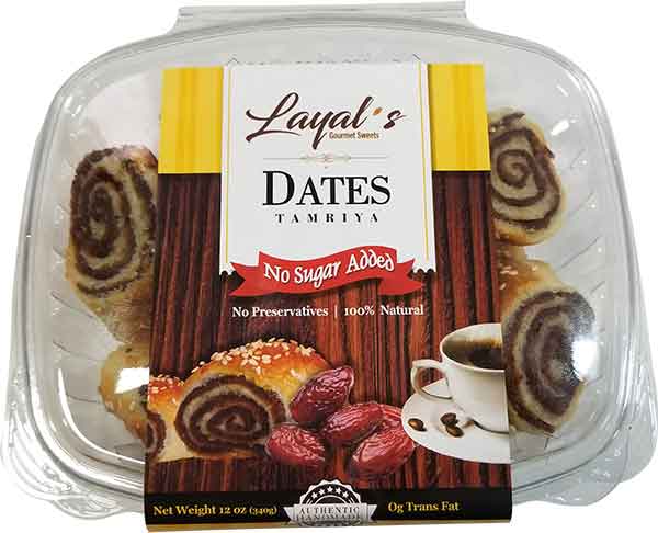 Layals Date Filled Cookies 12oz