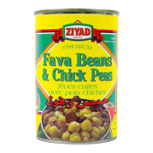 Ziyad Chick Peas & Fava Beans 426g