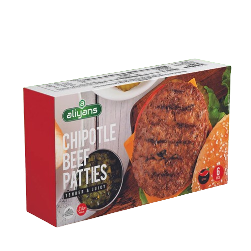 Aliyans Chipotle Beef Patties 6pc- 678g