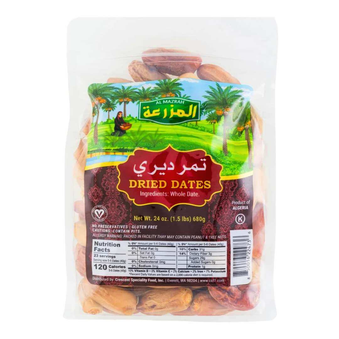 Al Mazrah Algerian Dried Dates 680g