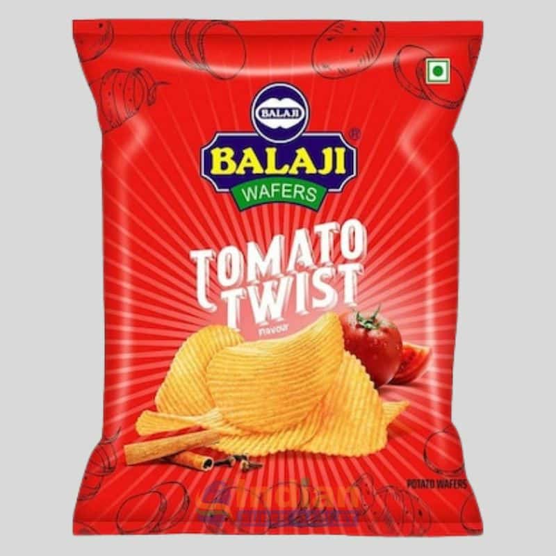 Balaji Tomato Twist Wafers 135g