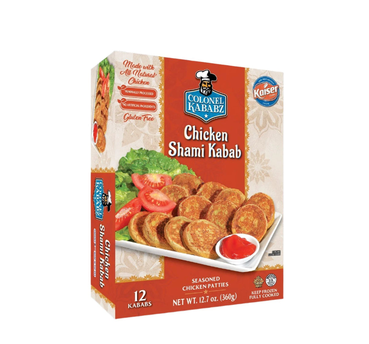 Colonel Kababz Chicken Shami Kababs 12pcs- 360g