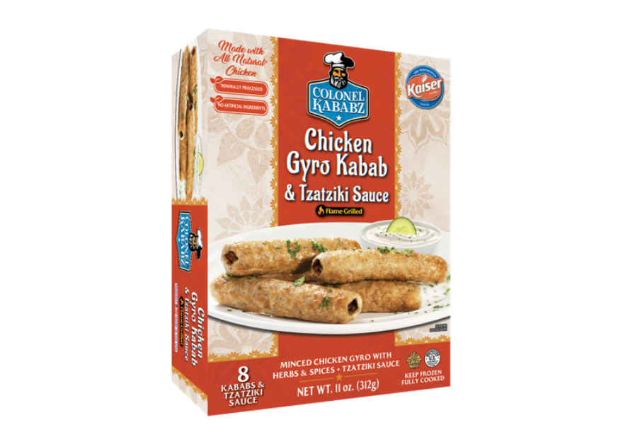 Colonel Kababz Chicken Gyro Kabab (8 pcs) 390 gm