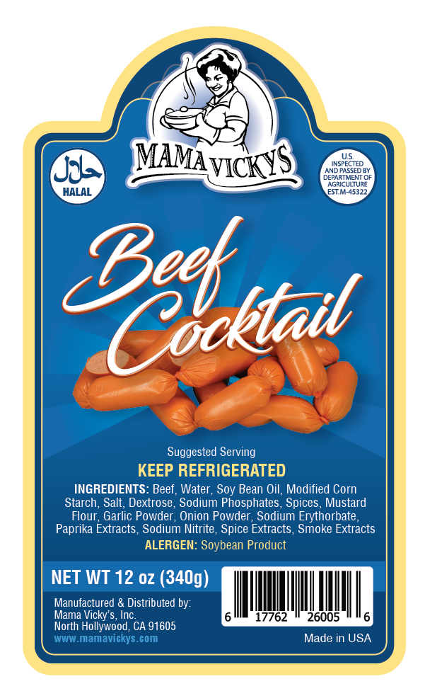 Mama Vickys Beef Cocktail 12oz