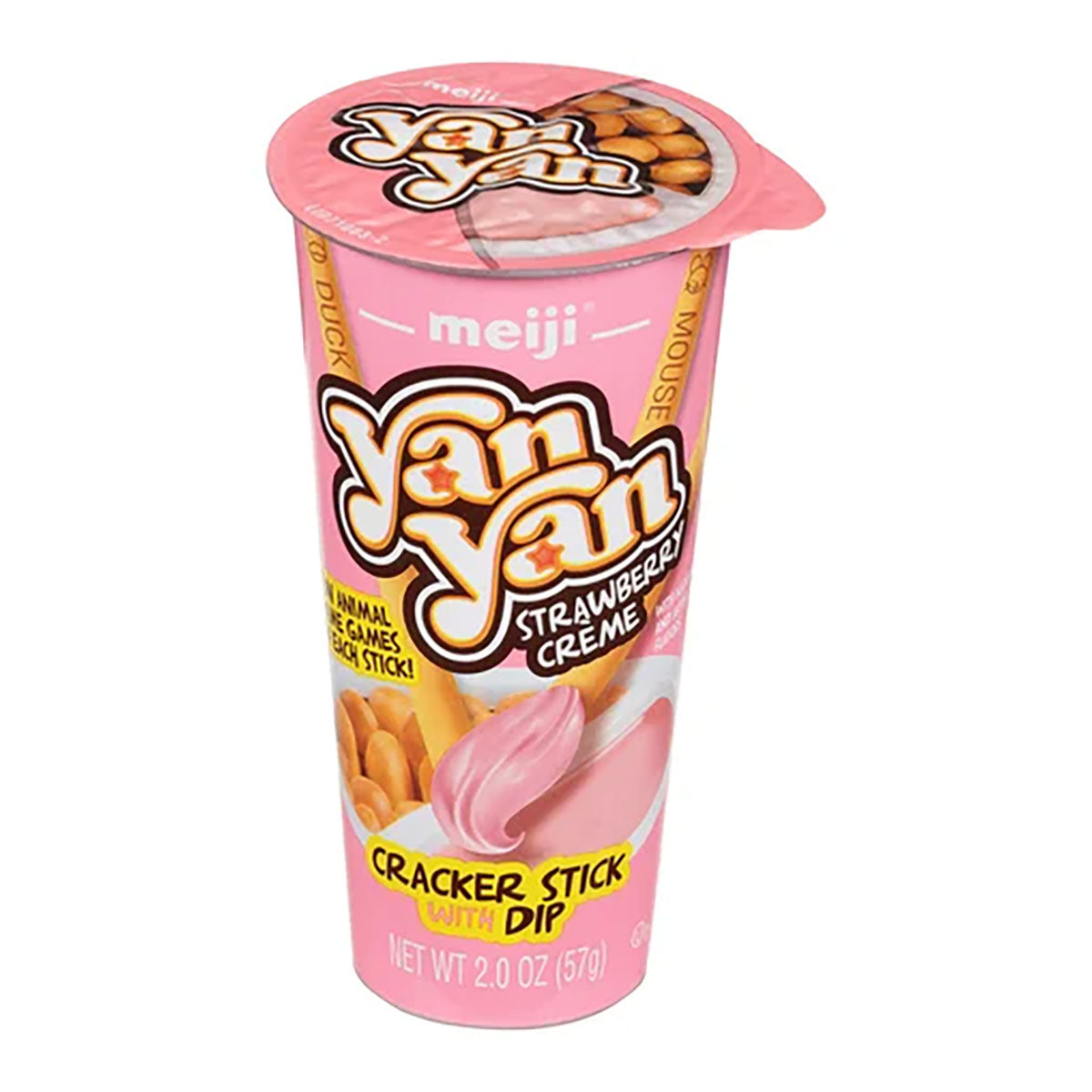 Meiji Yan Yan Strawberry Creme - 57g