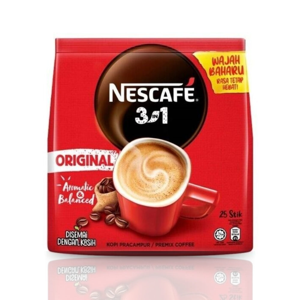 Nescafe 3 in 1 Original 25 Sticks- 450g