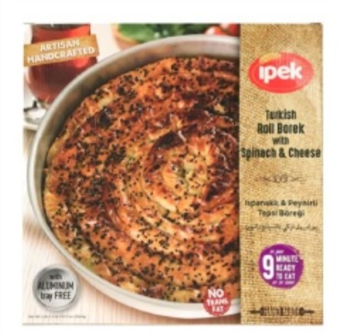 Ipek Turkish Roll Borek w Spinach & Cheese 1kg