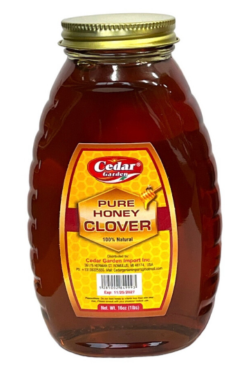 Cedar Garden Pure Wildflower Honey 16oz