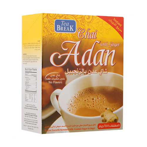 Tea Break Chai Adan W Ginger 25g Pack of 8 Sticks