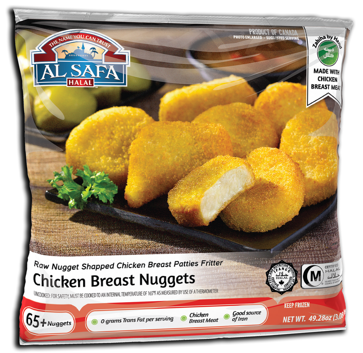 Alsafa Chicken breast Nuggets 65 pc- 1.4kg