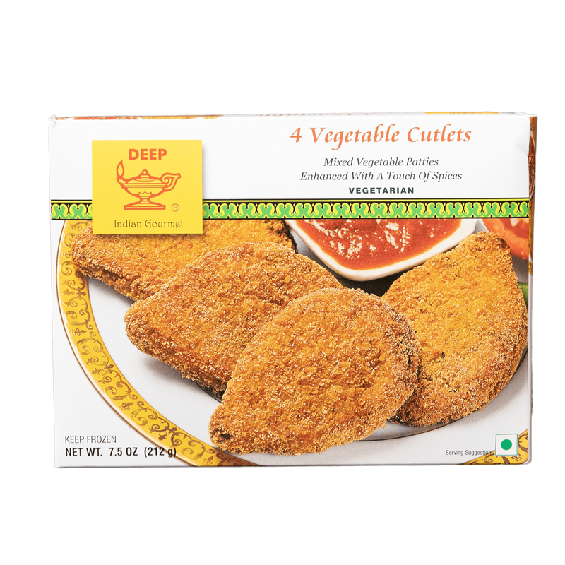 Deep Frozen Veggie Cutlets 4pcs- 212g