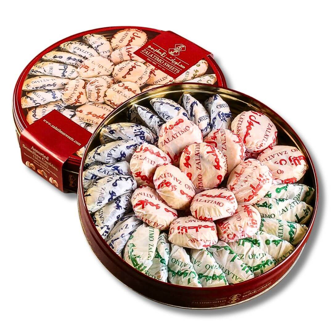 Zalatimo Assorted Mamoul 1kg Tin