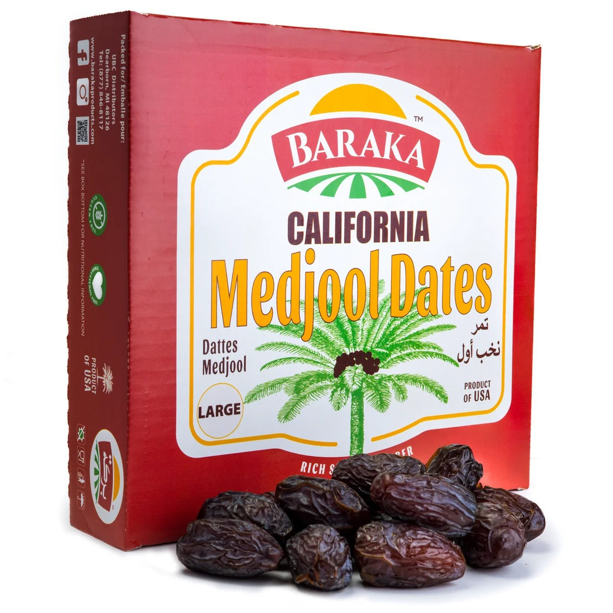 Baraka California Medjool Dates 1.8Kg