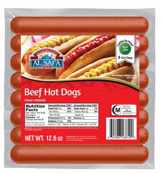 Al Safa Beef Hot Dogs 12.6 oz