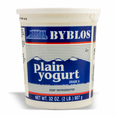 Byblos Natural Plain Yogurt 32oz