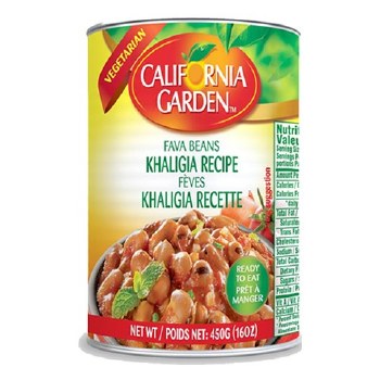 California Garden Fava Beans Khaligia Recipe 16oz