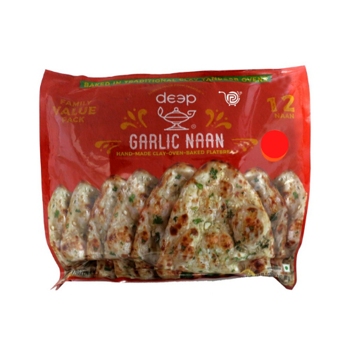 Deep Garlic Naan 12pc Fp- 900gm