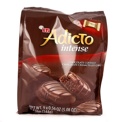 Eti Adicto Intense Chocolate Covered Chocolate Cream 144g