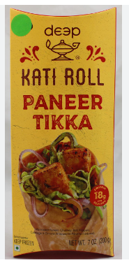 Deep Paneer Tikka Kathi Roll 200gm