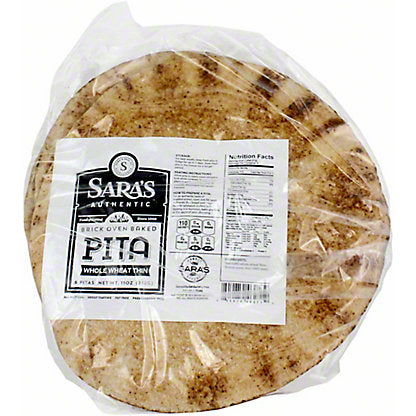 Sara's Whole Wheat Pita Bread 13oz