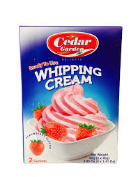 Cedar Garden Strawberry Whipping Cream 72g