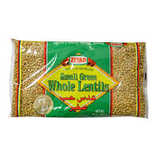 Ziyad Small Green Whole Lentils 16 oz