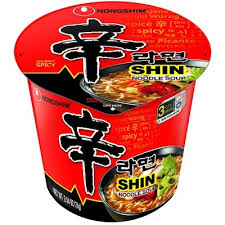 Nongshim Spicy Shin Soup Noodle Cup - 2.64oz