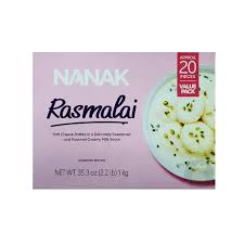 Nanak Rasmalai Frozen 20pc -1 Kg