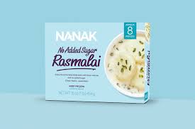 Nanak Rasmalai No Added Sugar 8ct- 454g