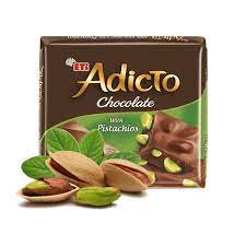 Adicto Chocolate W Pistachio 34g