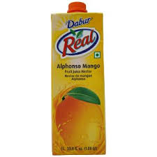 Dabur Real Alphonso Mango Fruit Juice Nectar 1 Liter