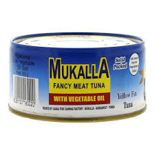 Mukalla Fancy Meat Tuna with Vegetable Oil, 185g