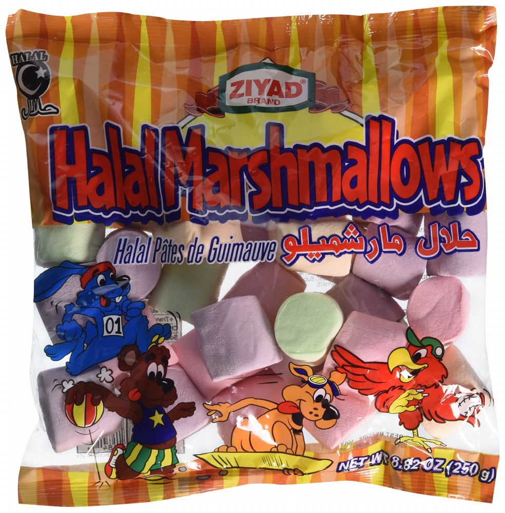 Ziyad Halal Fruit Flavored Marshmallows 8.8 oz