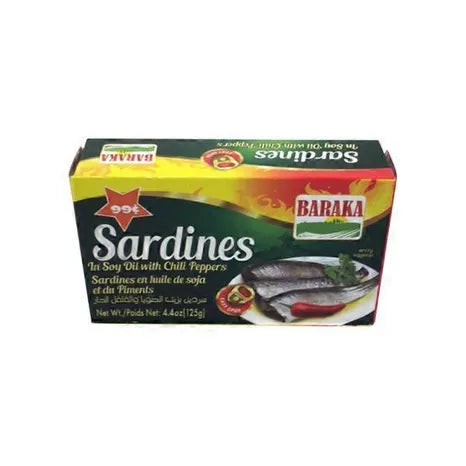 Baraka Sardines Soy Oil & Chilli 4.4oz