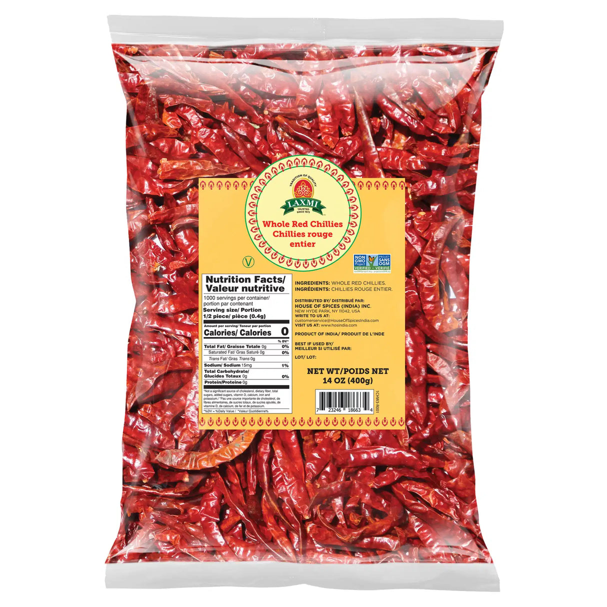 Laxmi Whole Red Chilies