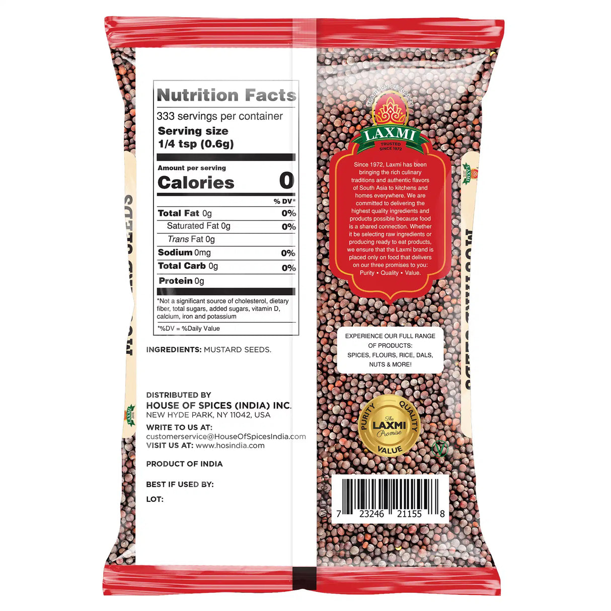 Laxmi Mustard Seeds 7oz (200g)