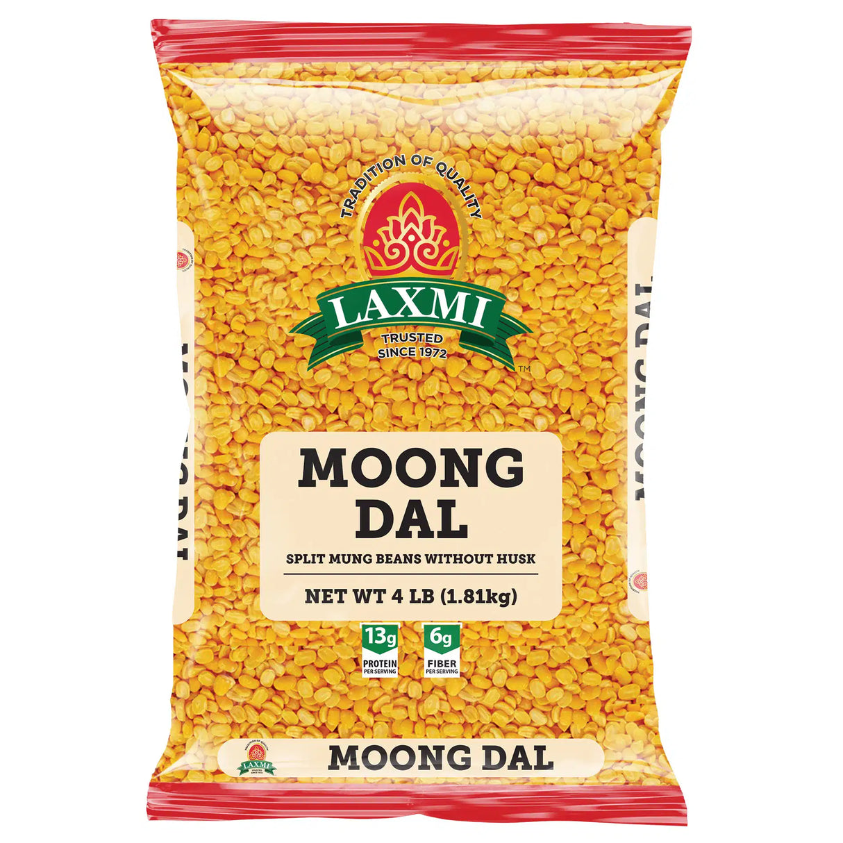 Laxmi Moong Dal (Split Mung Beans), 4 Pounds