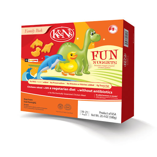 K&N's Chicken Fun Nuggets Family Pack- 580g