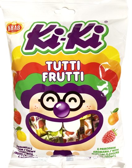 Kras Ki Ki Tutti Frutti Chewy Candy 100g