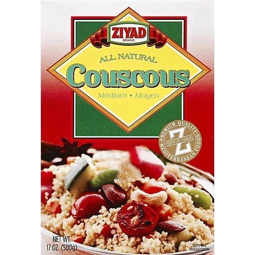 Ziyad Medium Couscous - 500g Box