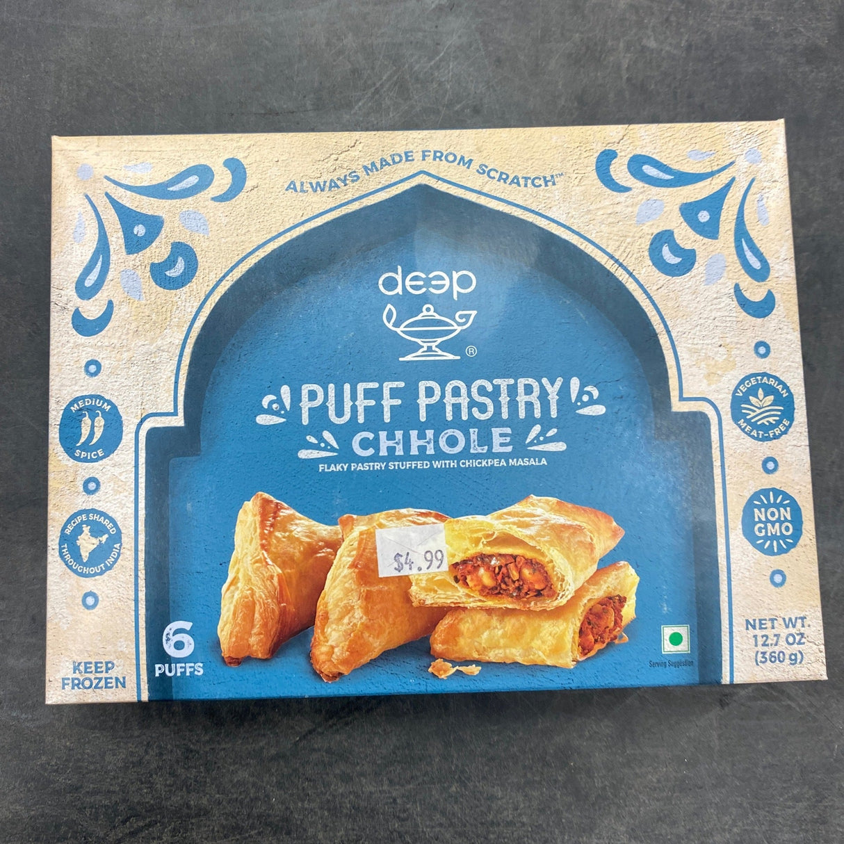 Deep Puff Pastry Chhole 360g