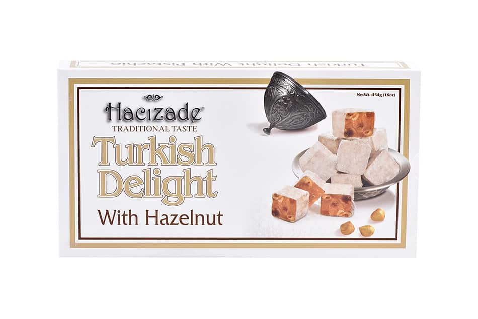 Hacizade Turkish Delights with Hazelnut  - 454g
