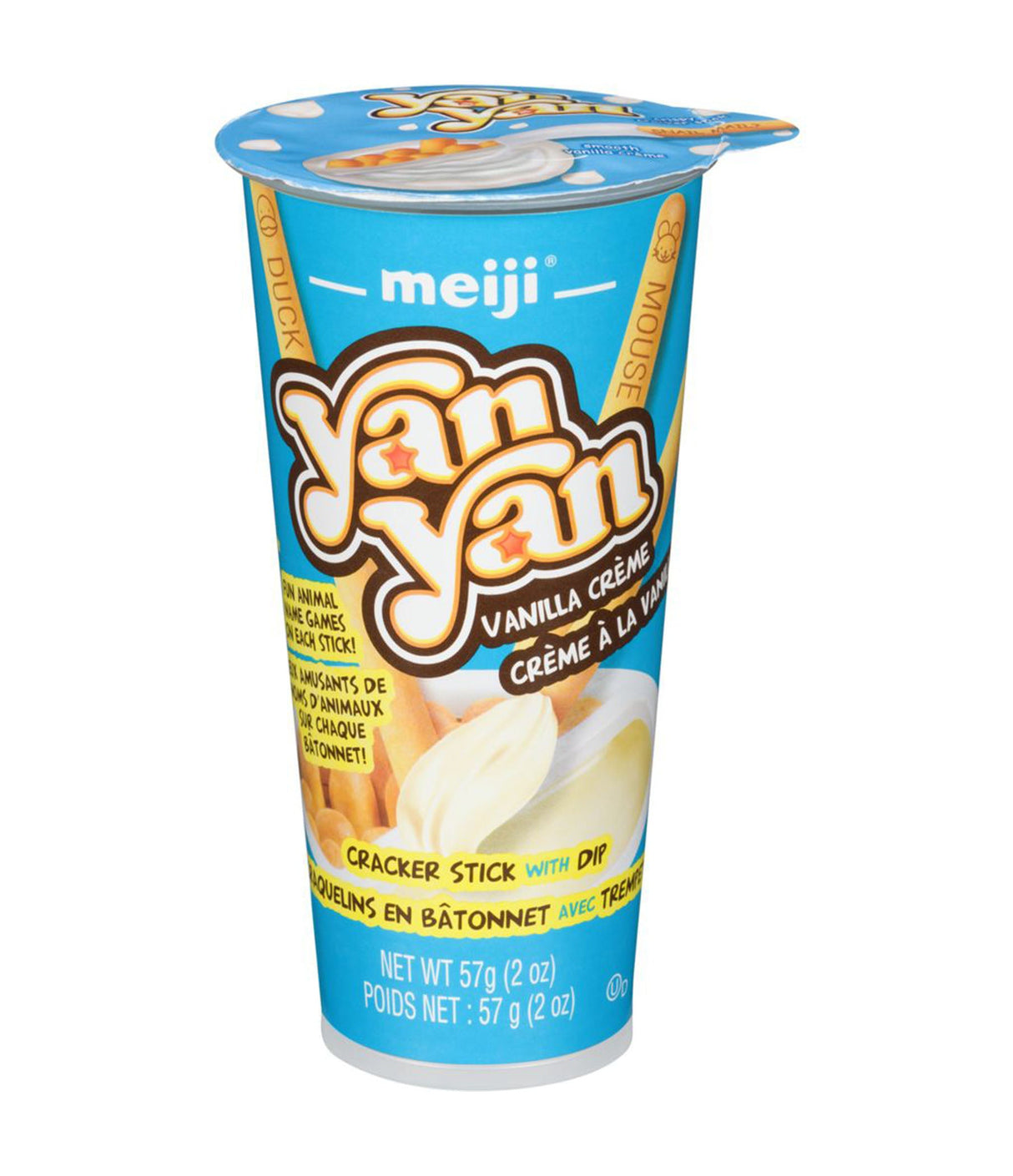 Meiji Yan Yan Vanilla Dip Snack 57 g